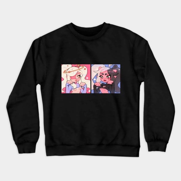 angel x devil Crewneck Sweatshirt by gloomwastaken